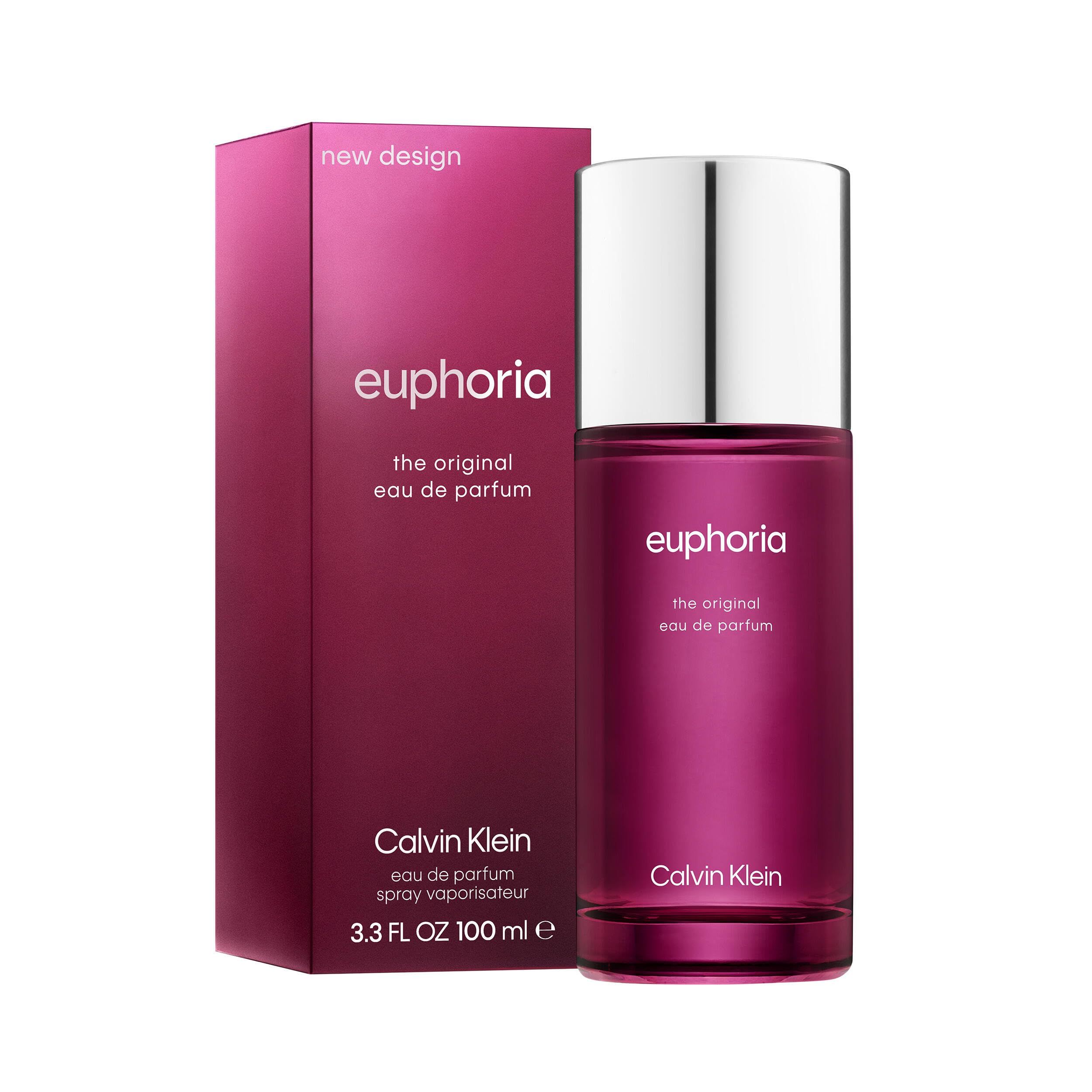 Calvin Klein Euphoria - New Packaging - Eau de Parfum for Women - Chypre Fragrance with Notes of Pomegranate, Black Orchid, Lotus Blossom and Mahogany Wood - High Longevity Halalzen
