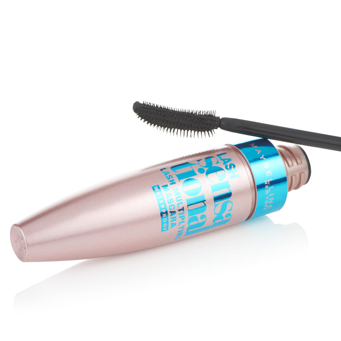 Maybelline Mascara, Lash Sensational Volumizing & Thickening, Eyelash Lengthening, Flake Free Formula, Layer Reveal Brush, Defining Mascara, Maybelline New York, Shade: Very Black Halalzen