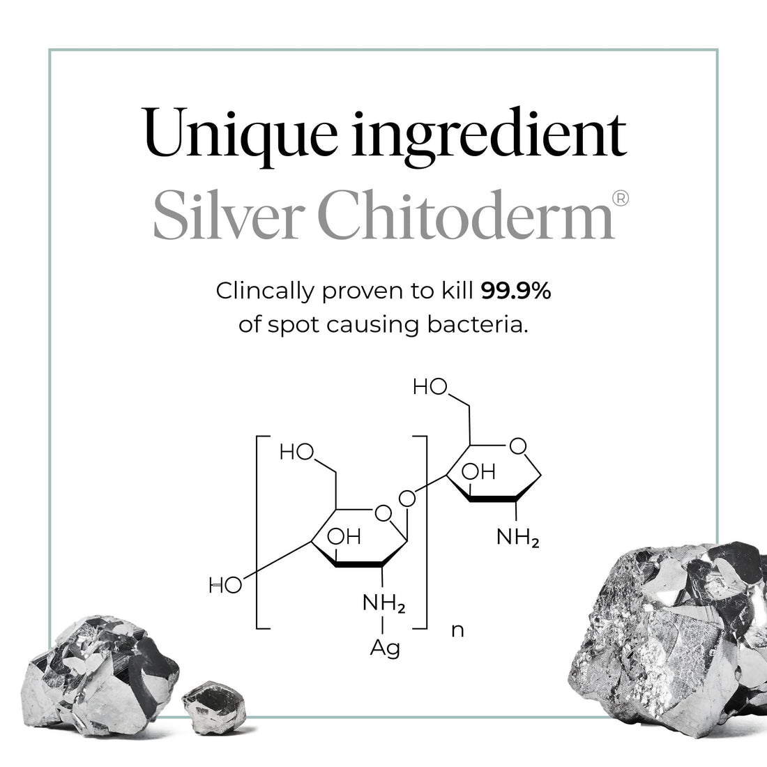 47 Skin | Anti Blemish and Scar Repair Everyday Face Cleanser | Silver Chitoderm Cleanser for Smoother and Clearer Skin | Eucalyptus Scent (150ml)