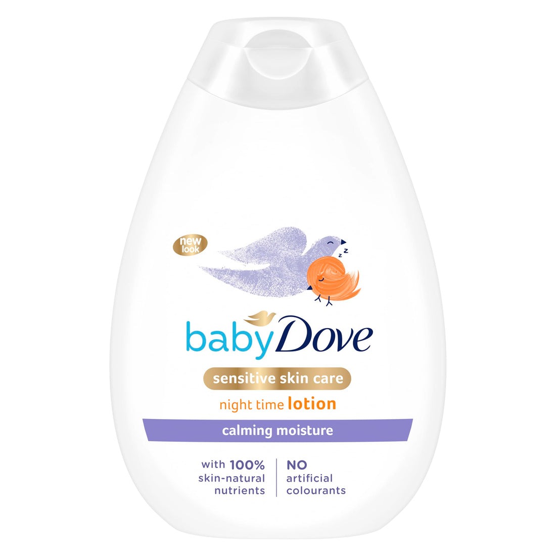 Baby Dove Calming Night Time Lotion – Gentle Chamomile Baby Moisturiser for Sensitive Skin, Relaxes & Soothe Before Bed, 3 x 400ml Halalzen