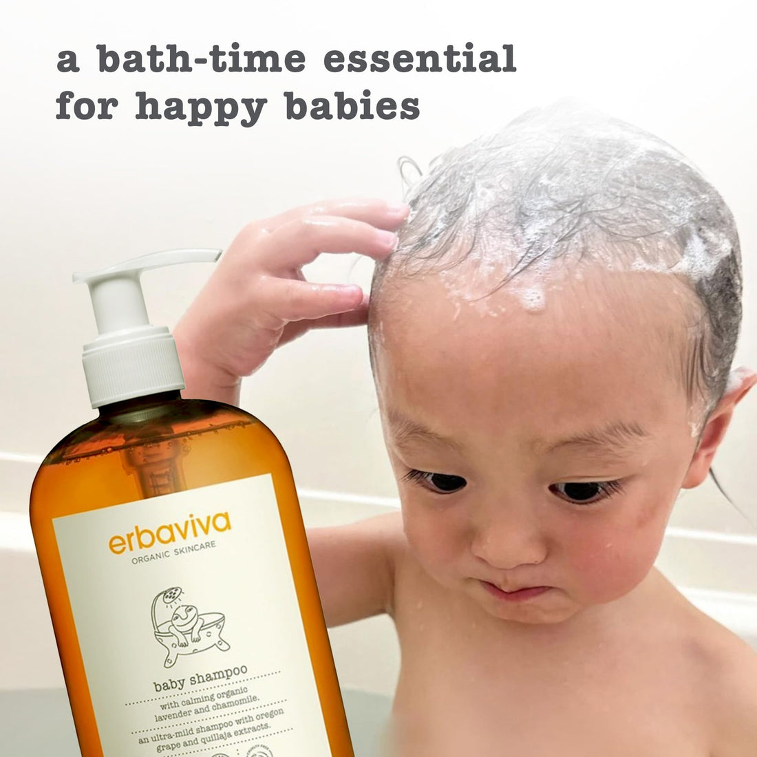 erbaviva Baby Shampoo, 16 Fl Oz Halalzen