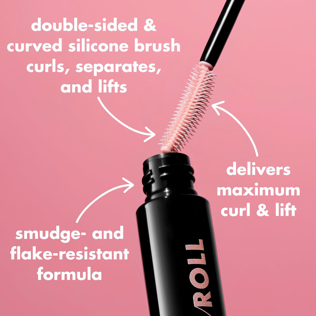 e.l.f. Lash 'N Roll Mascara, Curling Mascara For Visibly Lifted Lashes, Lifts & Separates Lashes. Long-Lasting Formula, Vegan & Cruelty-Free, Black Halalzen
