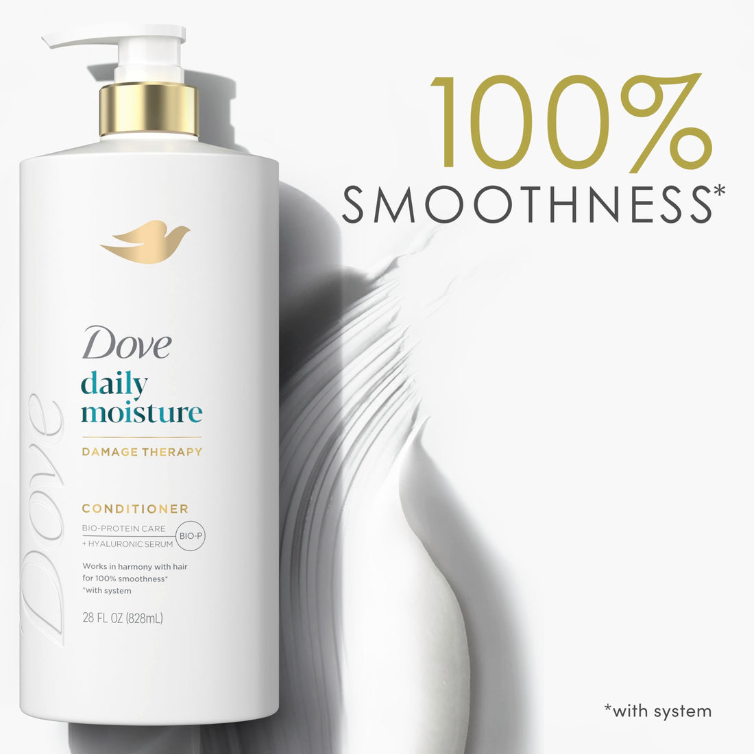 Dove Conditioner Intensive Repair for Damaged Hair with Bio-Protein Care Technology and Amino Serum 28 Fl Oz Halalzen
