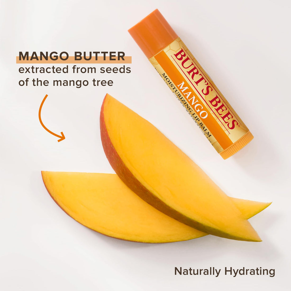 Burt's Bees Lip Balm Pomegranate, Moisturising Lip Balm With Beeswax & Vitamin E, 100% Natural Origin, 4.25g Halalzen