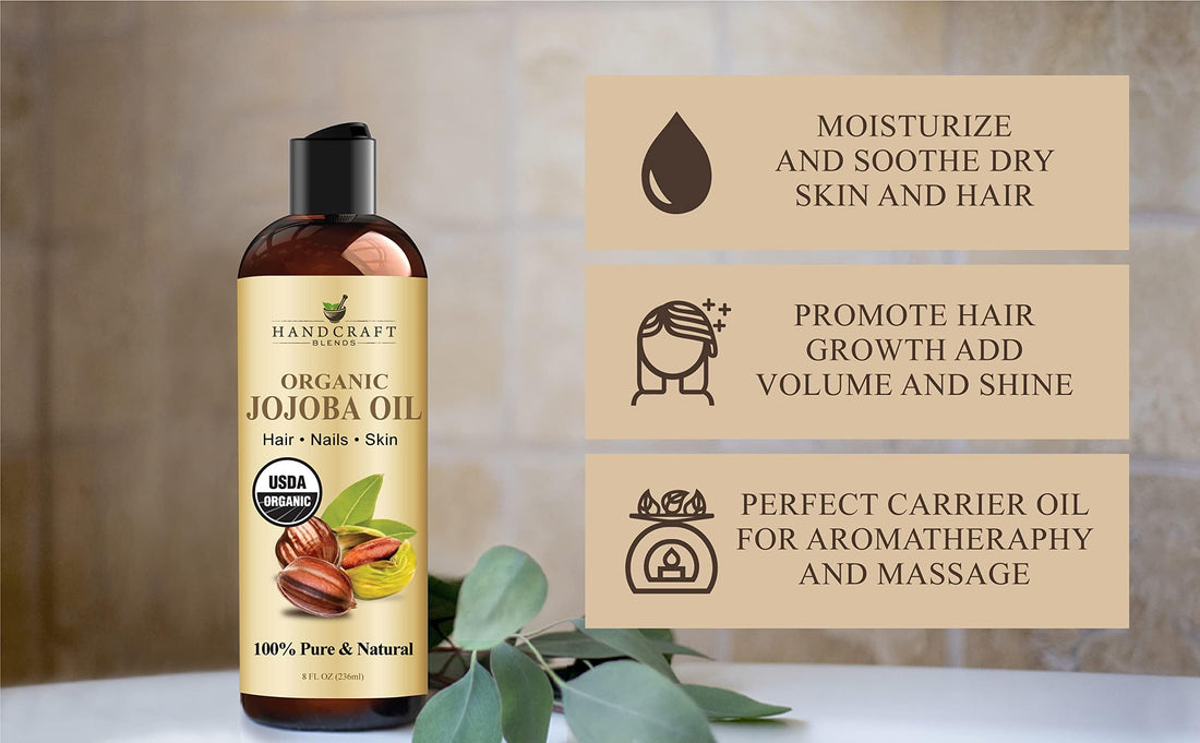 Handcraft Blends Castor Oil with Rosemary and Peppermint Oil 118 ml | 100% Pure and Natural | Premium Grade Carrier Oil | Hair, Eyelashes and Eyebrows | Hair and Body