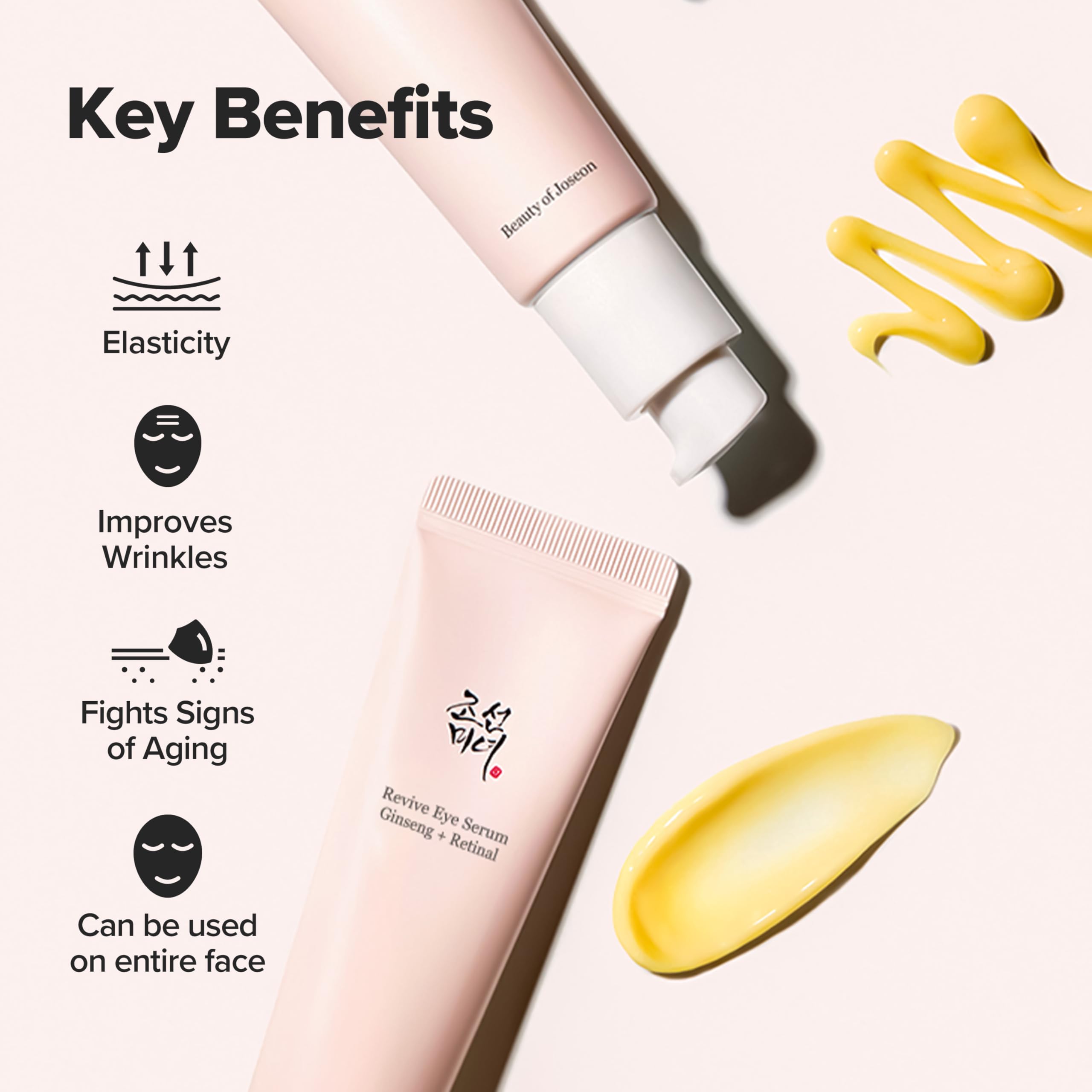 Beauty of Joseon Revive Eye Serum with Retinal Niacinamide Correction for Puffy Eye Bags Fine Lines Dark Circles Wrinkles, Korean Skin Care 30ml, 1.01 fl.oz Halalzen