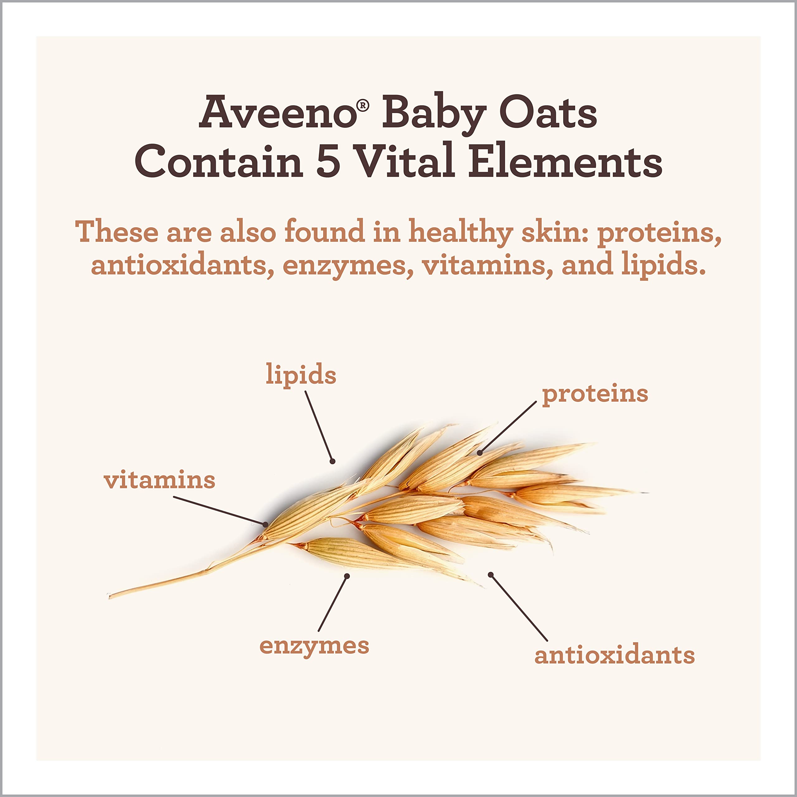 Aveeno Baby Gentle Body Wash & Shampoo with Natural Oat Extract, Tear-Free, Paraben-Free & Phthalate-Free Formula for Baby’s Sensitive Hair & Body, Lightly Scented, 18 fl. oz, 3 Pack Halalzen