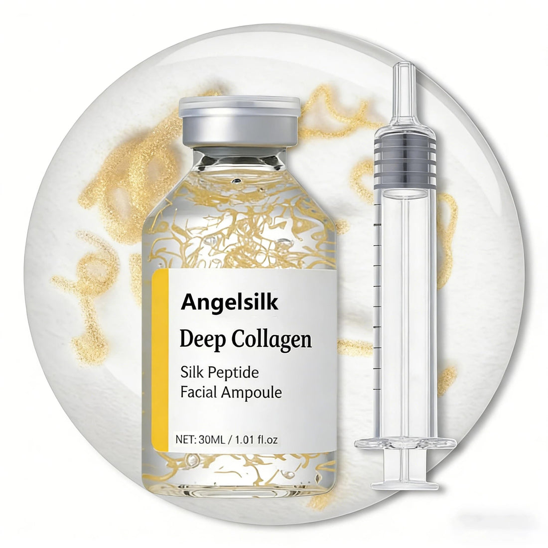 Silk Peptide Intensive Lifting Ampoule | Anti-Aging Serum for Face with Collagen & Peptide Complex | Skin Tightening & Firming for Women | Korean Skincare | Facial Hydration & Brightening | 40ml