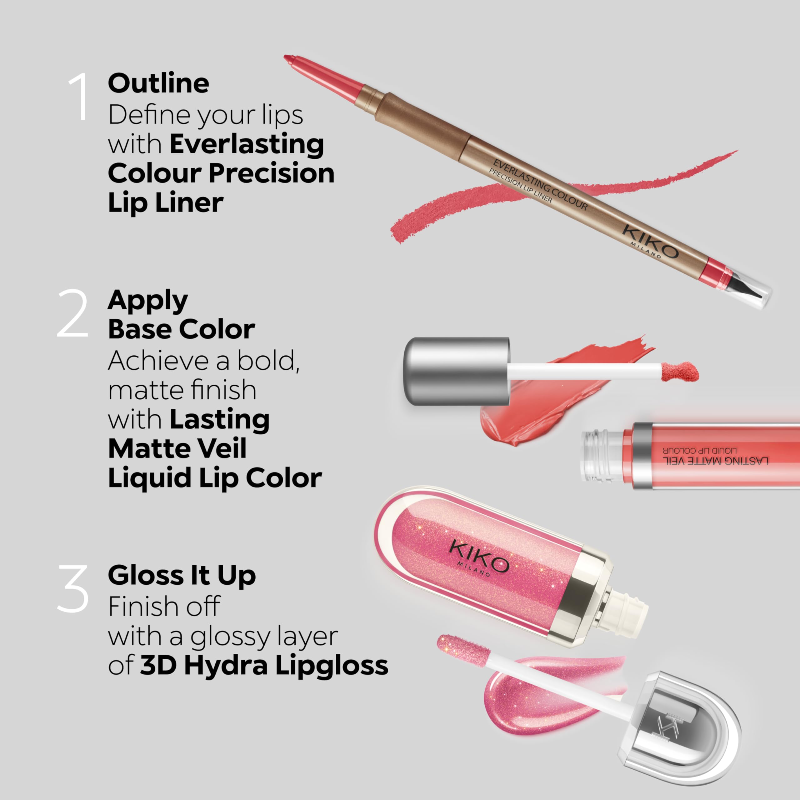 KIKO Milano 3D Hydra Lipgloss 17 I Hydrating Lip Gloss for Plumped 3D Shine, Non-Sticky Lipstick Gloss with Wand Applicator, Long Lasting Comfort, Professional Lip Products by KIKO Milano Halalzen