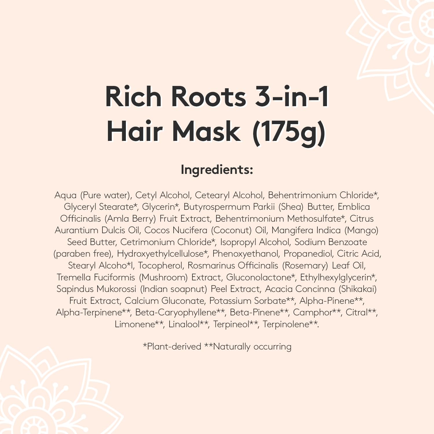 Delhicious Amla Hair Oil & Rosemary Oil Conditioner for Hair Growth - Rich Roots Vegan Conditioner for Thinning Hair, Damaged Hair, Dry Scalp - Shea Butter & Argan Oil - Ayurveda, Sulphate Free, 250ml