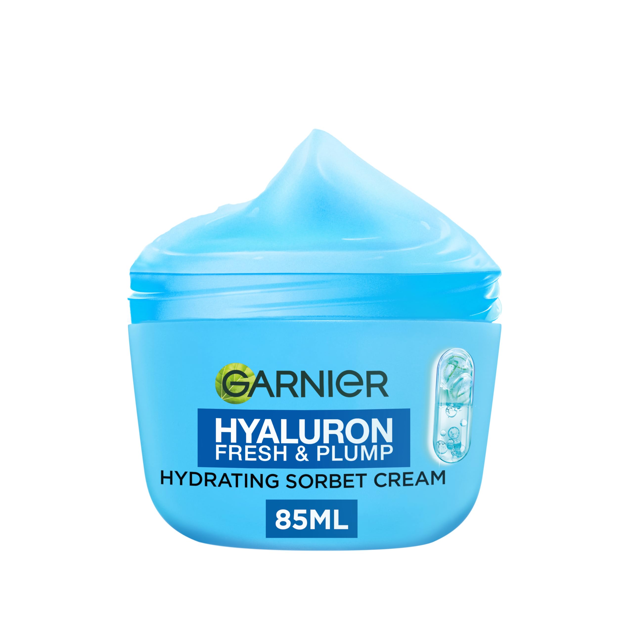 Garnier Vitamin C* Fresh & Bright Hydrating Sorbet Cream, 4% Vitamin C* & Niacinamide, Ultra Fresh & Light, For Dull, Uneven Skin, Cruelty Free International & Vegan - 85ml