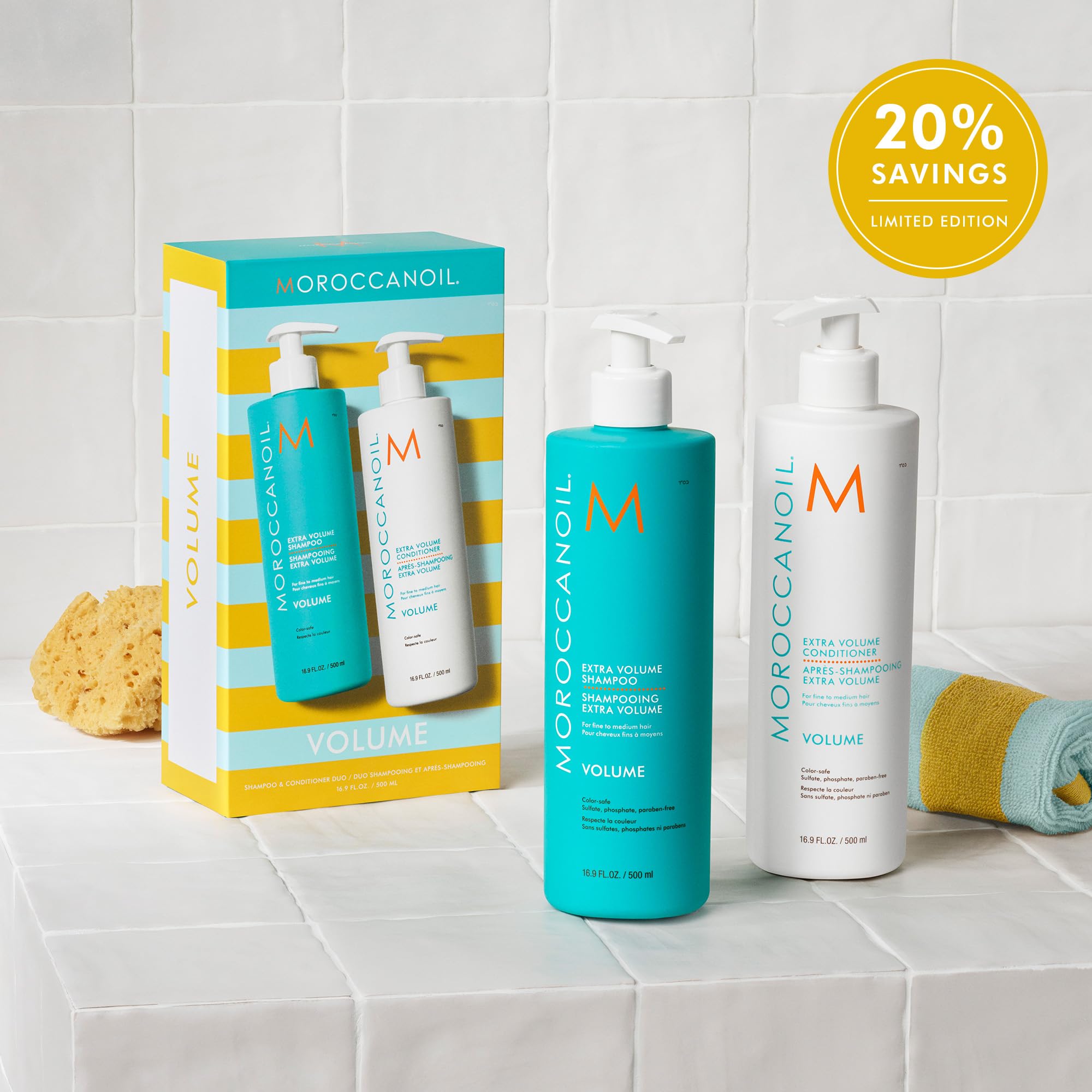 Moroccanoil Shampoo & Conditioner Half-Liter Set