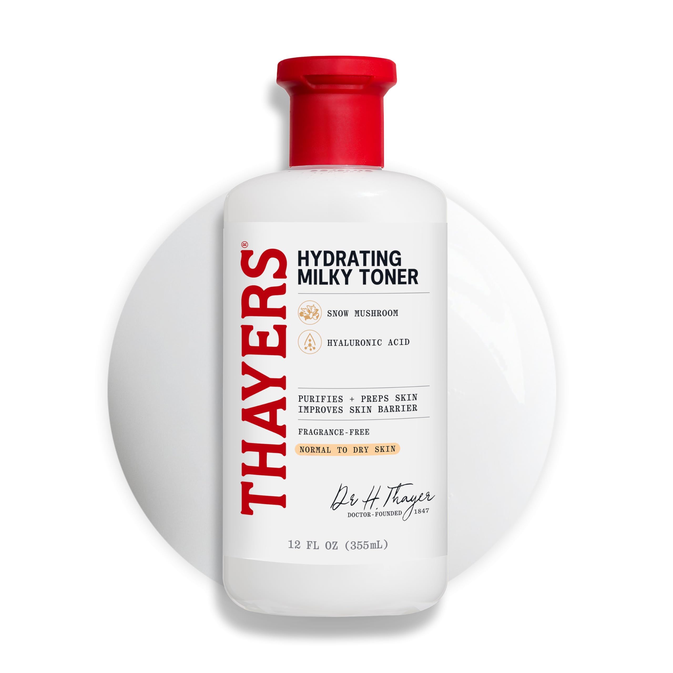 Thayers Witch Hazel Facial Gentle Rose Petal Toner Lotion with Organic Aloe Vera, All Day Hydration, Redue Pores & Improve Skin Texture, Vegan & Alcohol Free, 355ml