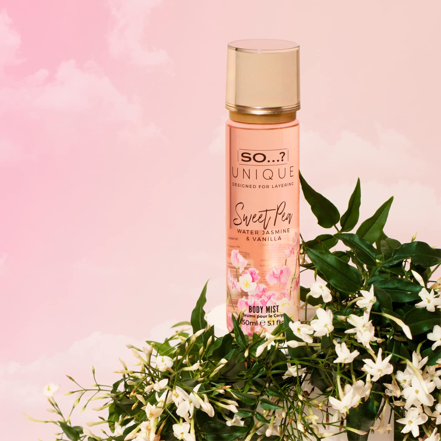 So…? Unique Womens Vegan Sweet Pea Body Mist Fragrance Spray 150ml Halalzen