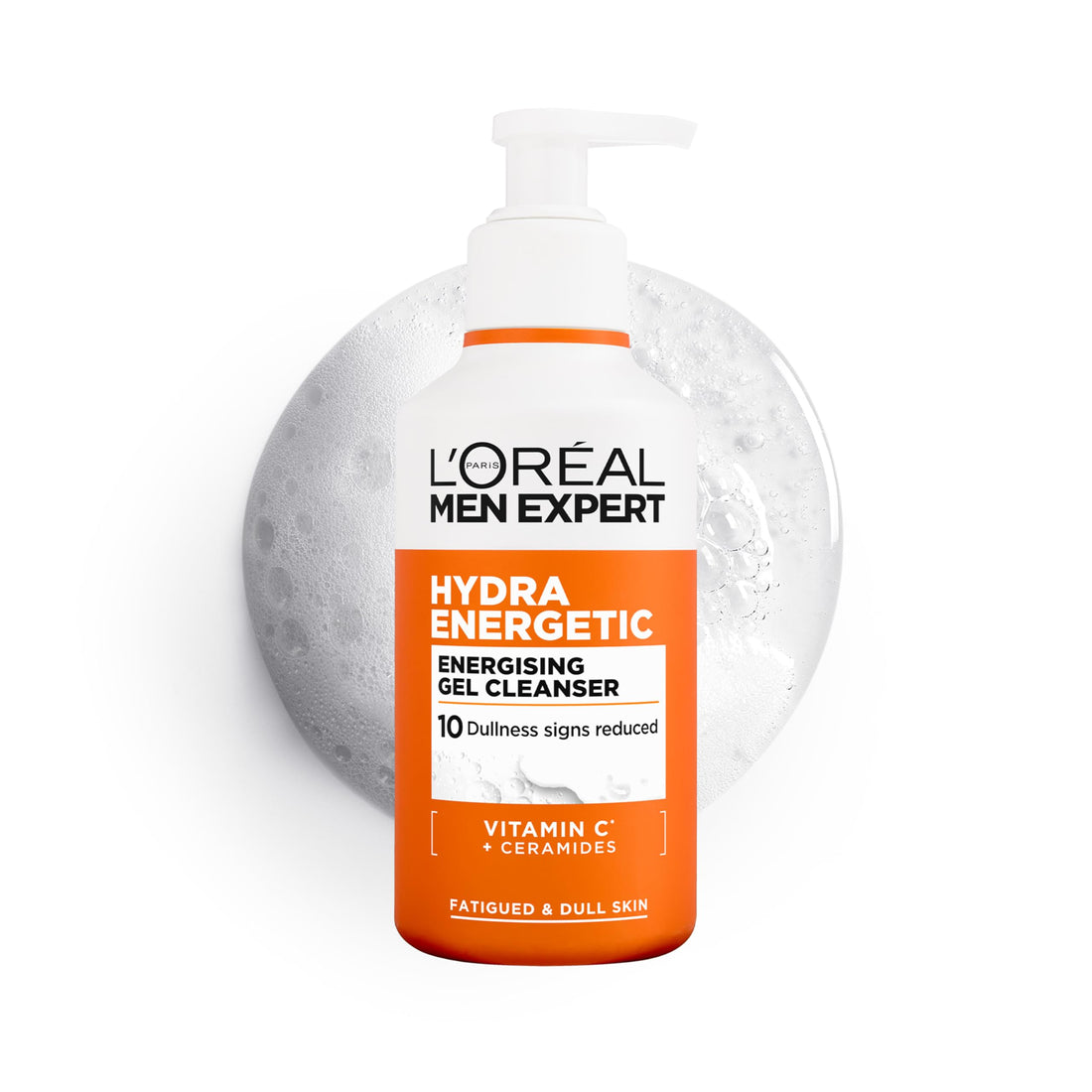 L'Oréal Men Expert Derma Control Purifying Cleansing Gel for Oily & Blemish-Prone Skin, Salicylic Acid & Niacinamide Deep Cleanser, Removes Dead Skin Cells, Unclogs Pores, 260ml