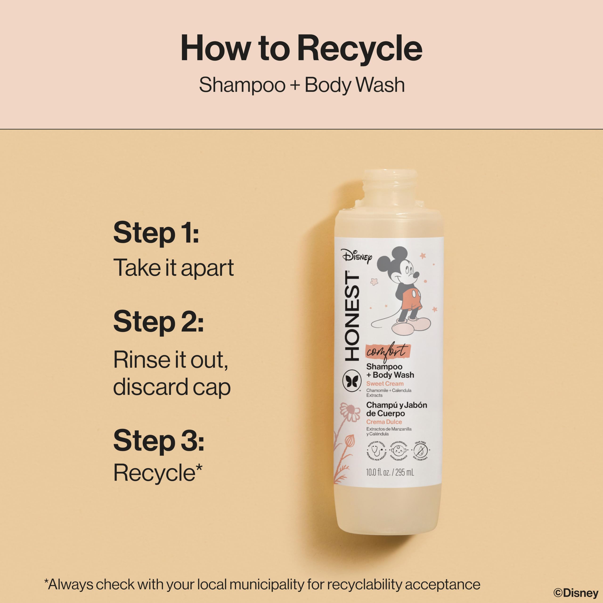 The Honest Company 2-in-1 Cleansing Shampoo Body Wash Gentle for Baby, Naturally Derived, Tear-free, Hypoallergenic, Lavender Calm, 18 fl oz Halalzen
