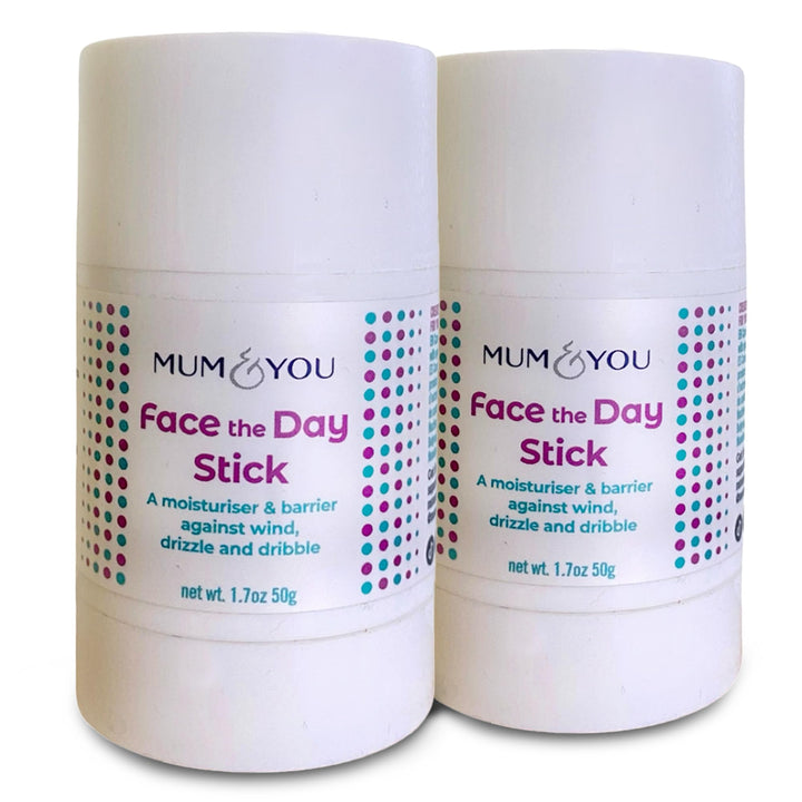 Mum & You Baby Face the Day Stick – Natural baby Moisturiser with Sunflower, Coconut Oil & Shea Butter, Soothes Eczema, Teething Protection, Dribble Rash & Protects Skin in Winter, Cold & Dry Weather Halalzen