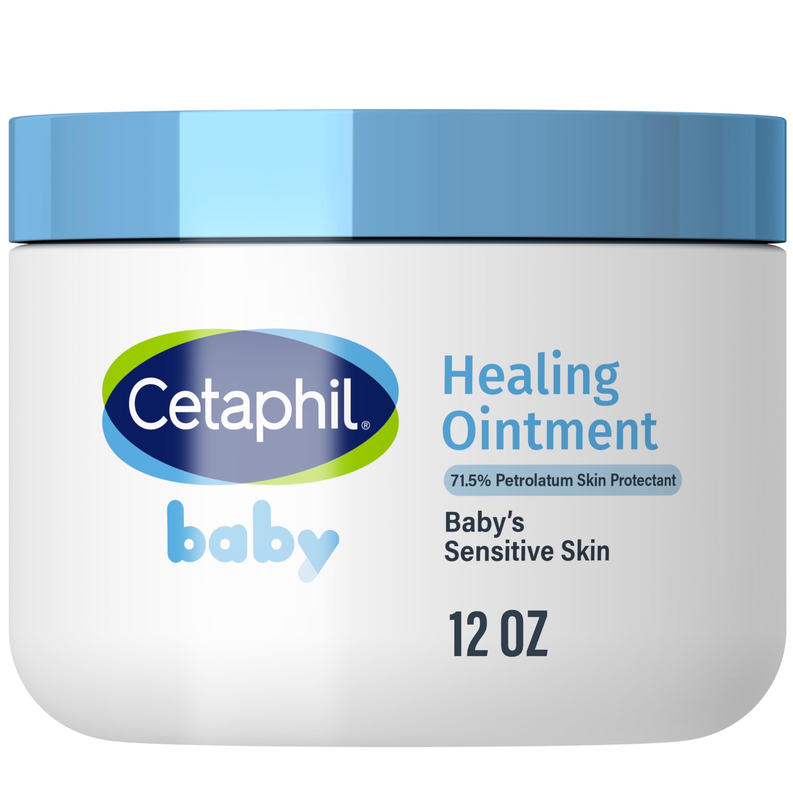 Cetaphil Baby Healing Ointment, Diaper Rash Ointment Soothes and Protects Baby's Irritated Skin, Skin Protectant For Dry Skin, 12oz Halalzen
