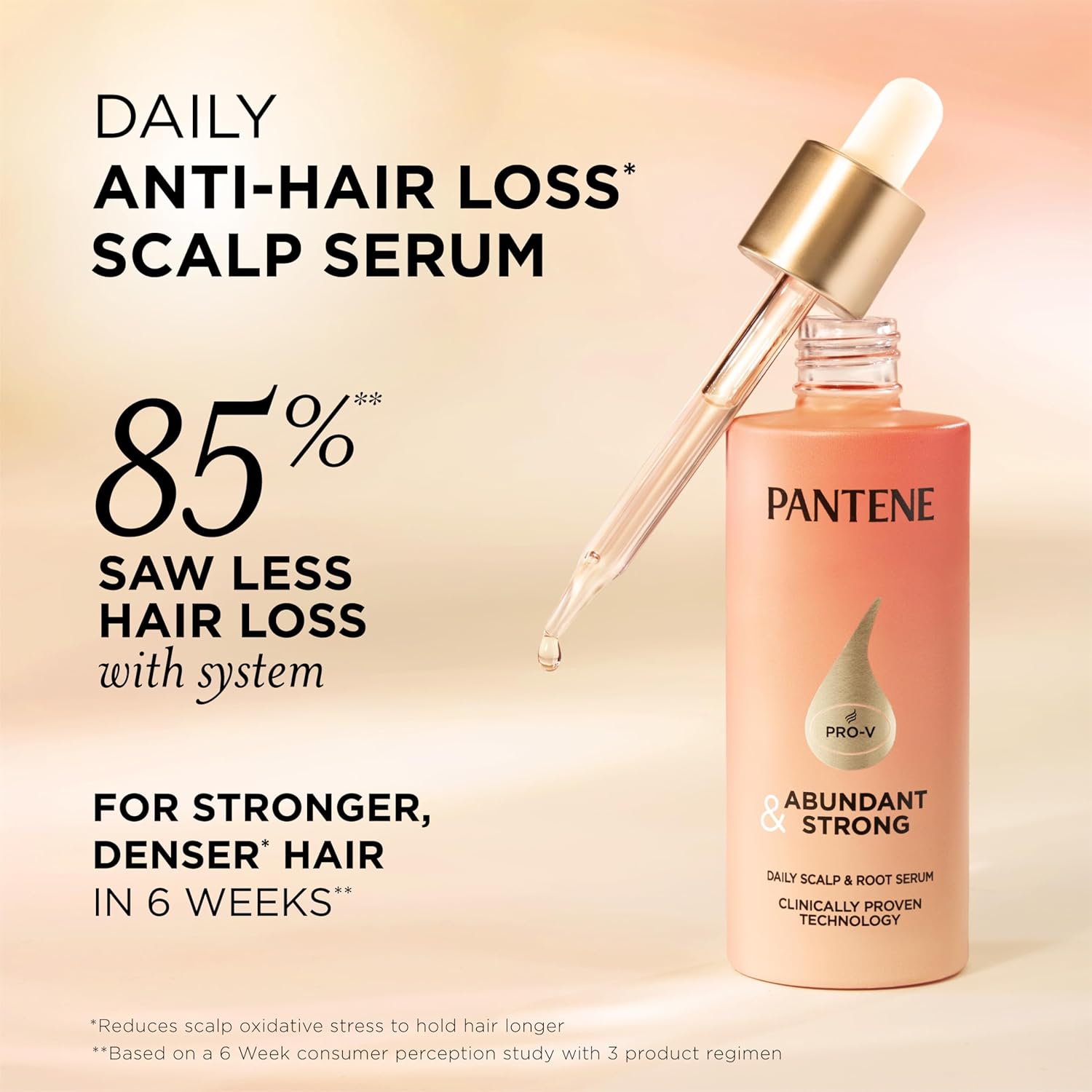 Pantene Abundant & Strong Daily Scalp Serum, Strengthens Scalp’s Hold on Roots, 2 oz Halalzen