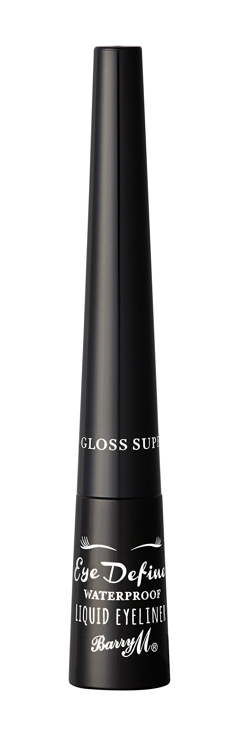 Barry M Cosmetics Eye Define Longlasting Liquid Eyeliner, Super Gloss Black Halalzen
