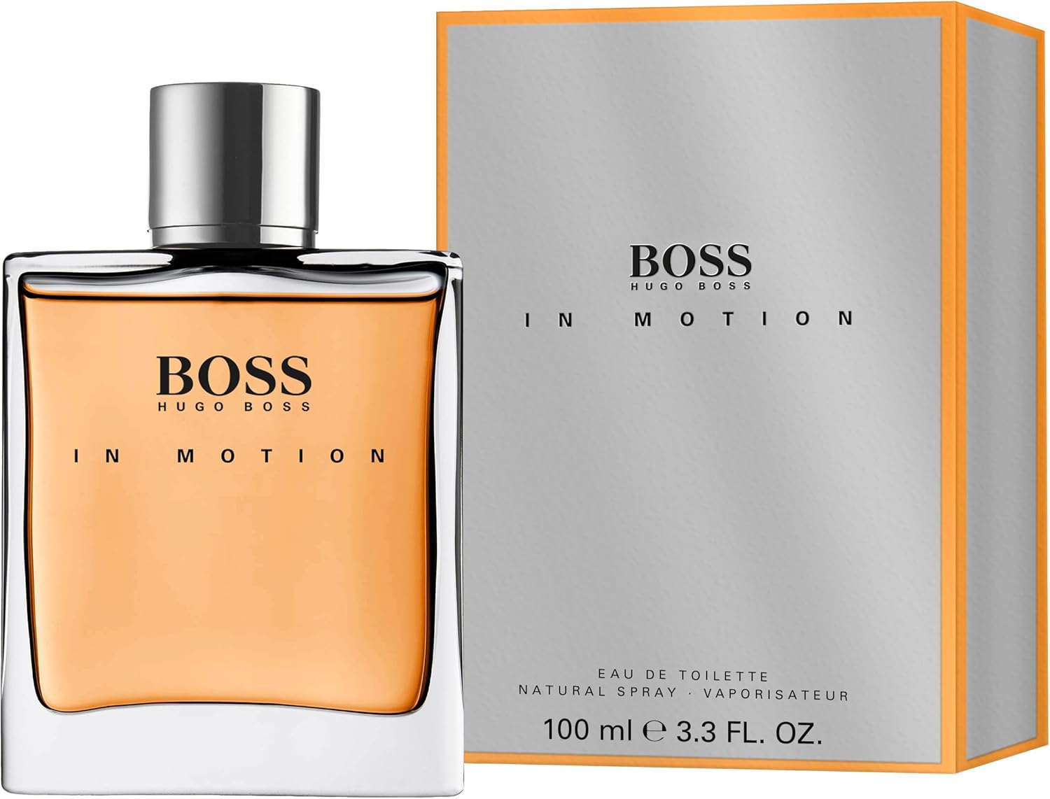 Hugo Boss In Motion - Eau de Toilette - ambery fougère fragrance made up of a blend of sweet and spicy oils with fresh woody notes - Medium Longevity - 100ml