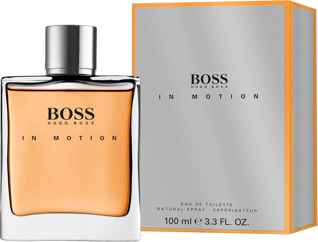 Hugo Boss In Motion - Eau de Toilette - ambery fougère fragrance made up of a blend of sweet and spicy oils with fresh woody notes - Medium Longevity - 100ml