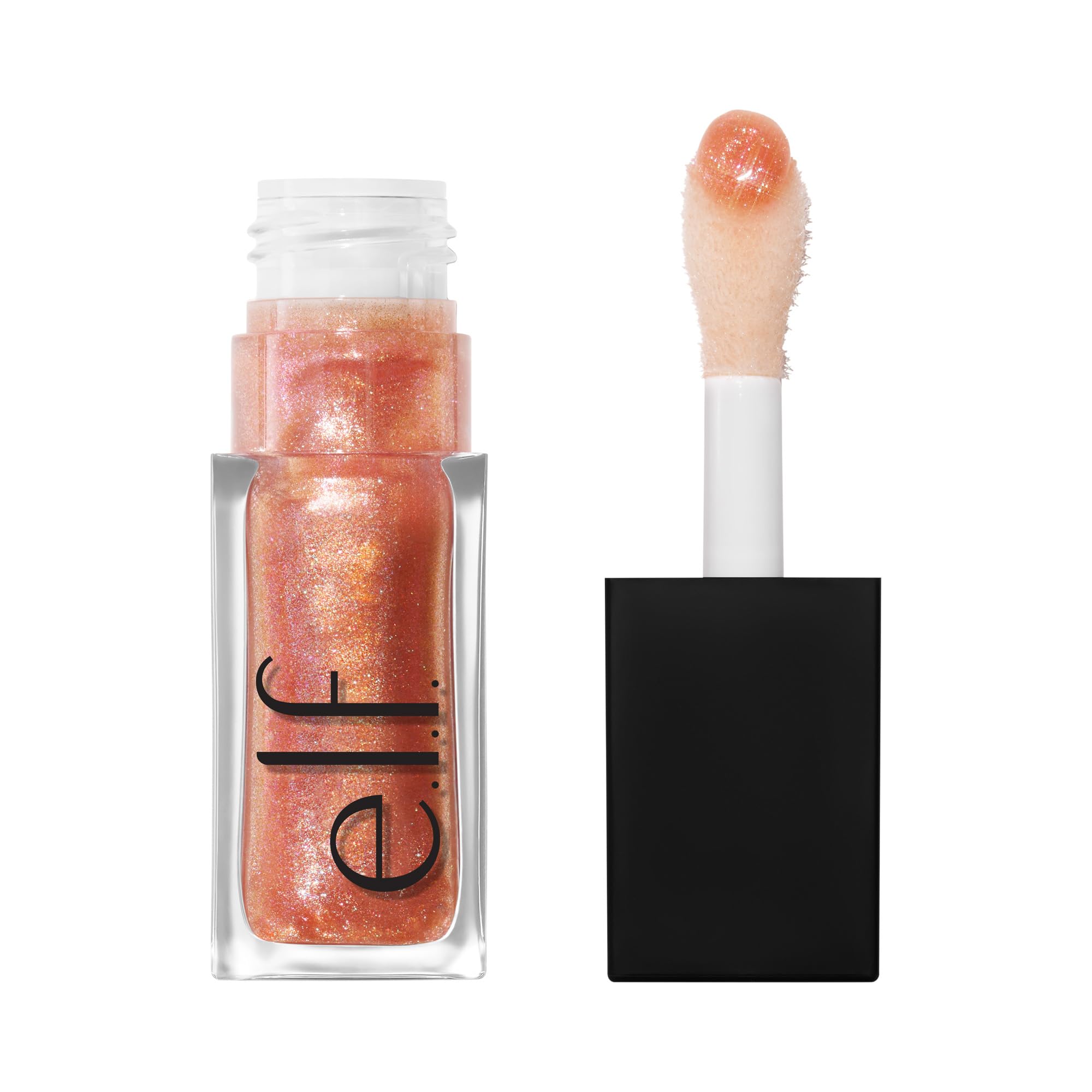 e.l.f. Glow Reviver Plumping Lip Oil, Tinted Lip Plumper for a High-Shine, Plump Finish, Infused with Jojoba Oil, Vegan & Cruelty-Free, Piggy Bank