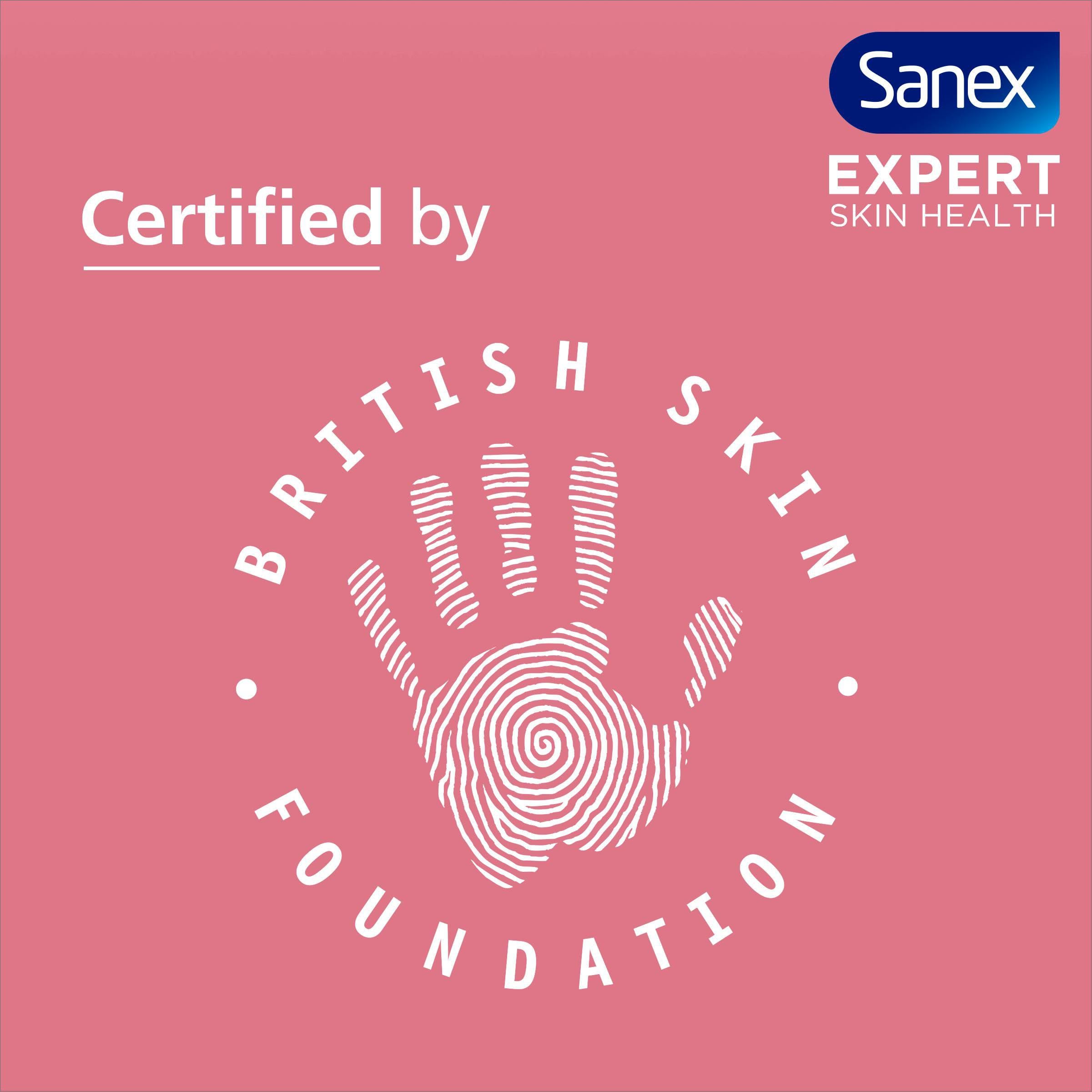 Sanex Body Wash - Expert Skin Health - Hypoallergenic Shower Gel - Dermatologist Tested Gentle For Very Sensitive Skin - Multipack - 6 Pack - 450ml Bottles