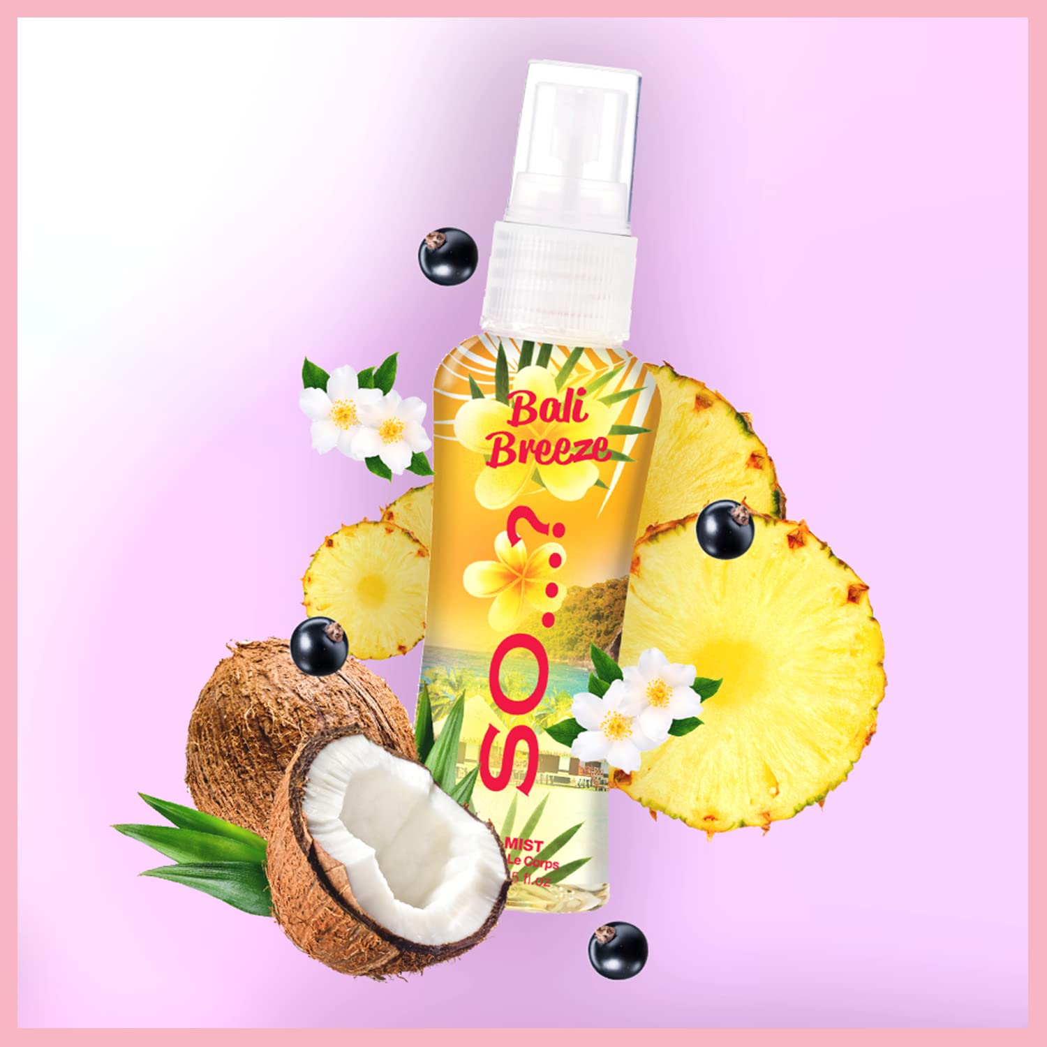So…? Escapes Womens Gift Set, with Ibiza Dream, Bali Breeze, Mykonos Nights & Majorca Love, Fragrance Spray Set (4 x 50ml) Halalzen