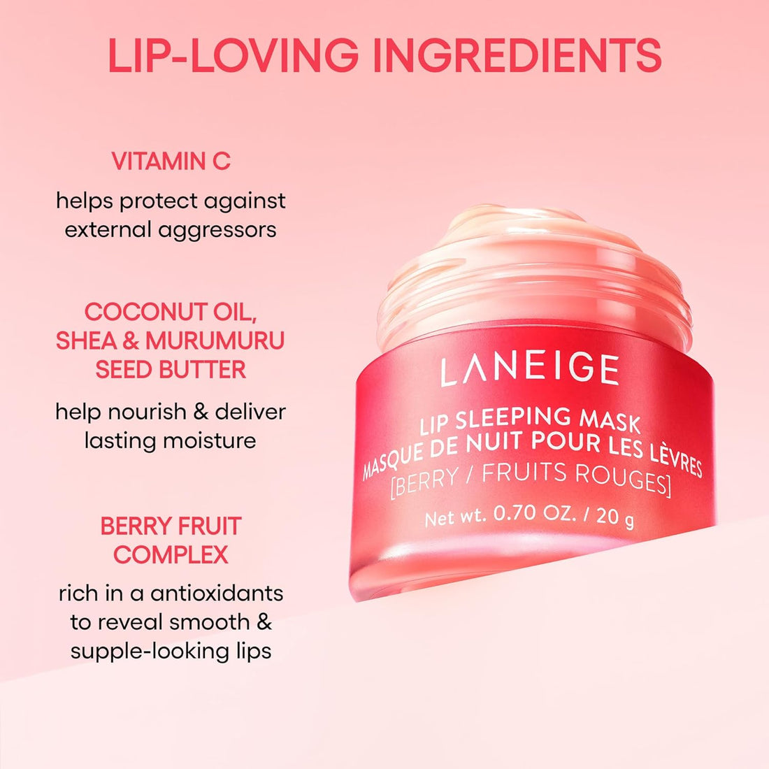Laneige Lip Sleeping Mask Vanilla Halalzen