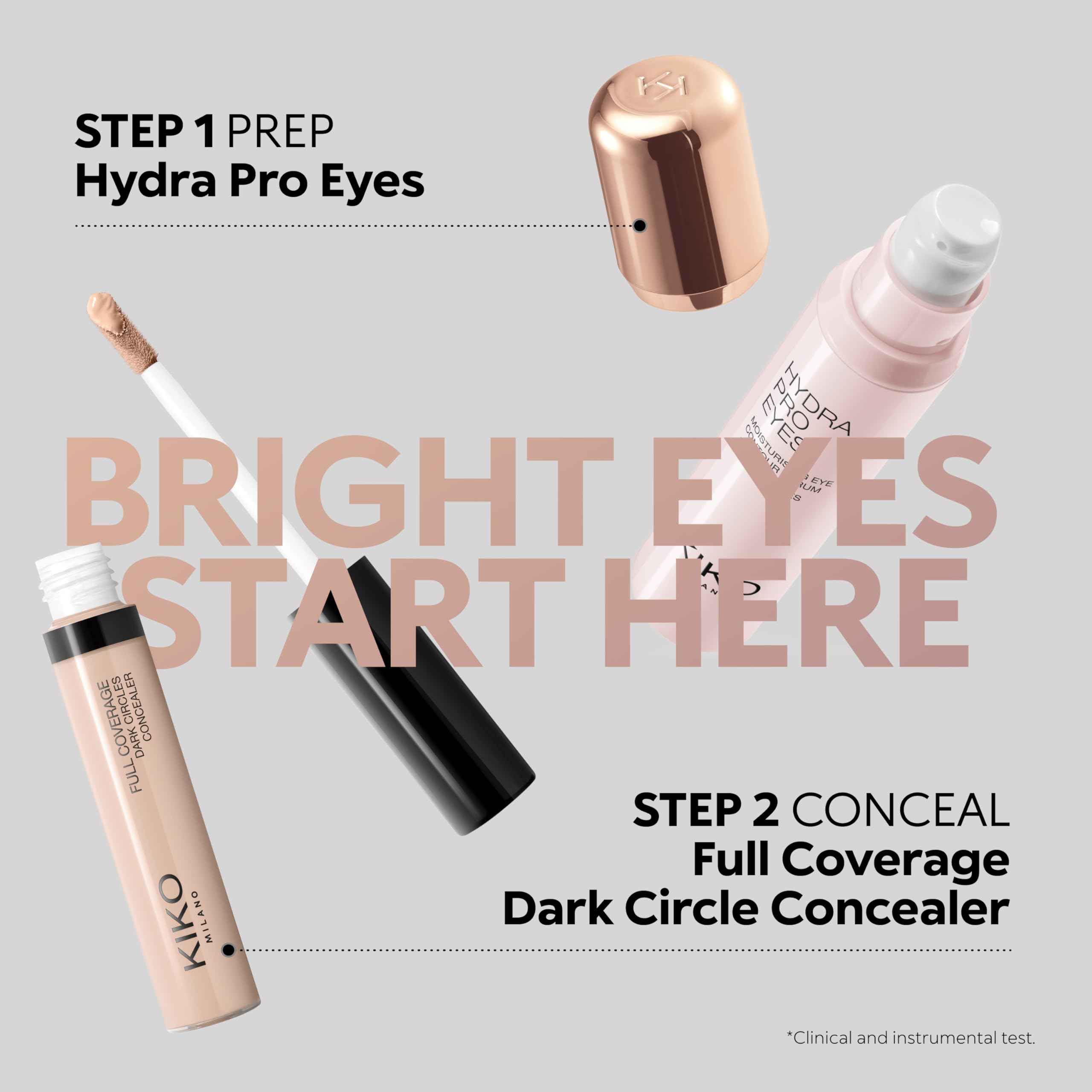 KIKO Milano Full Coverage Dark Circles Concealer 02 | High-Coverage Liquid Concealer For The Face And Eye Area Halalzen