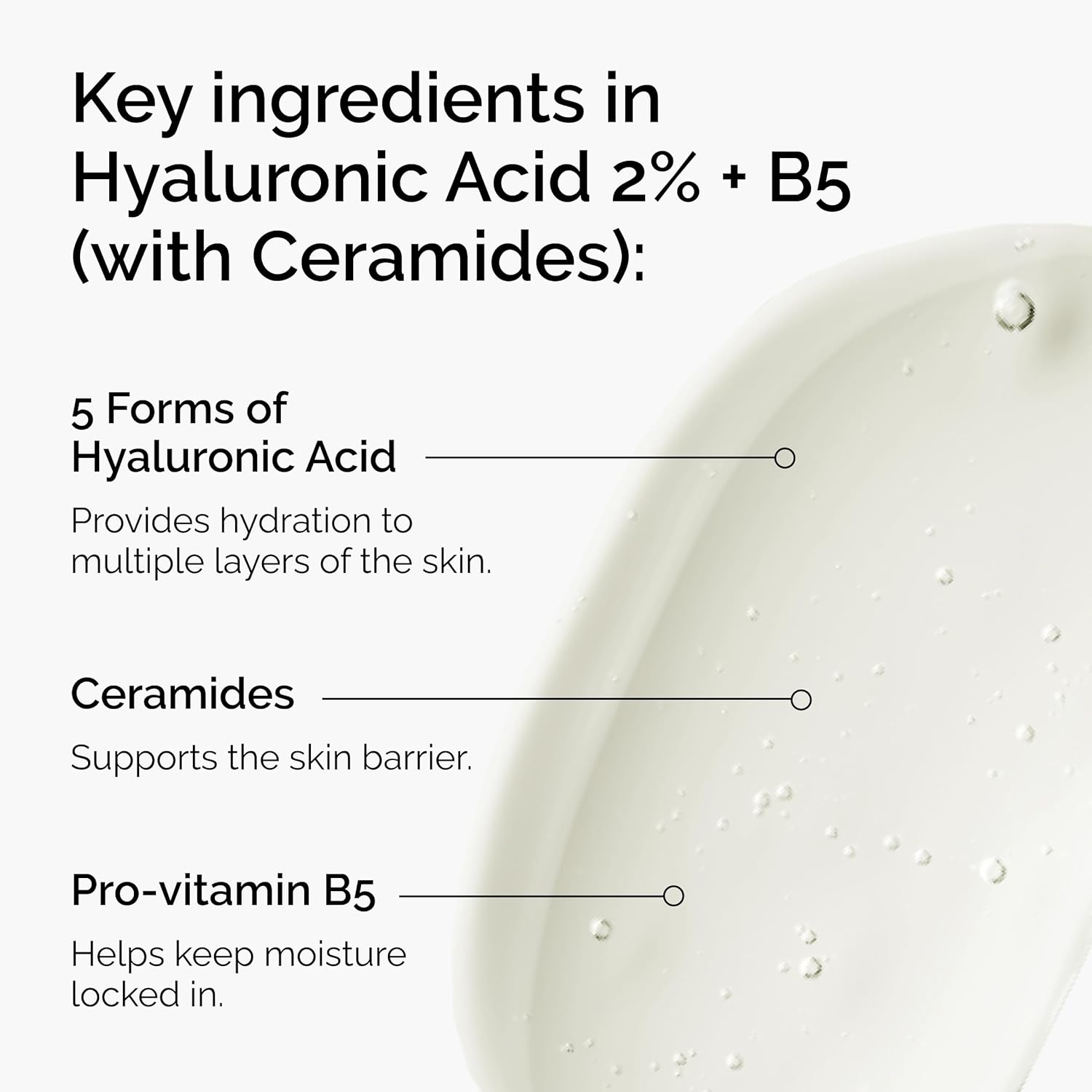 The Ordinary Hyaluronic Acid 2% + B5 (with Ceramides), Multi-Depth Hydration Serum for Plumper, Smoother Skin, 30ml Halalzen
