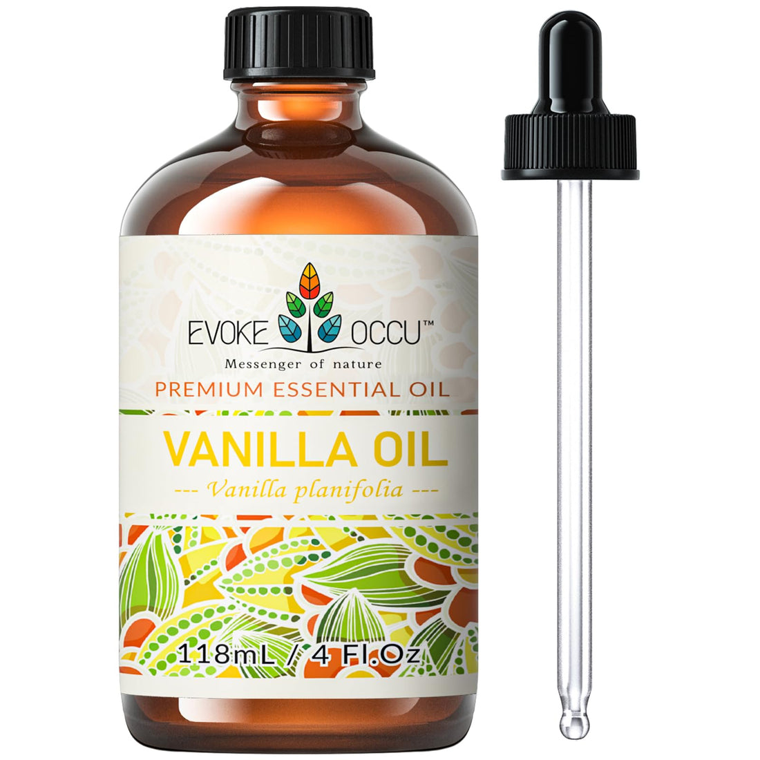 EVOKE OCCU Jasmine Essential Oil 118ml, Pure Jasmine Oil for Aromatherapy Diffuser Candle Soap Making- 4 FL Oz