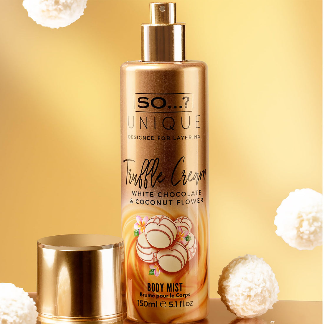 So…? Unique Womens Truffle Cream Body Mist Fragrance Sray 150ml Halalzen