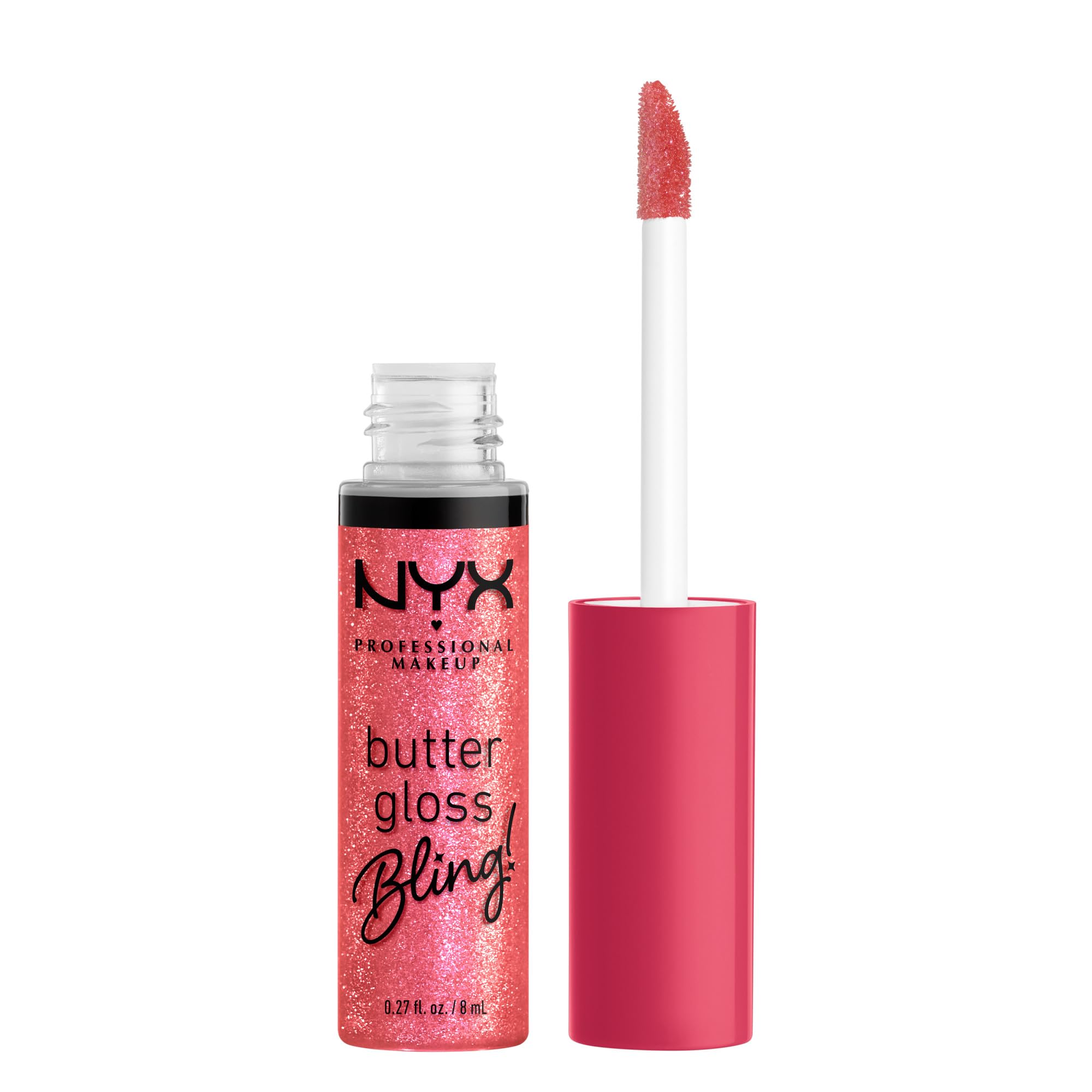 NYX PROFESSIONAL MAKEUP Butter Gloss, Non-Sticky Lip Gloss - Madeleine (Mid-Tone Nude)