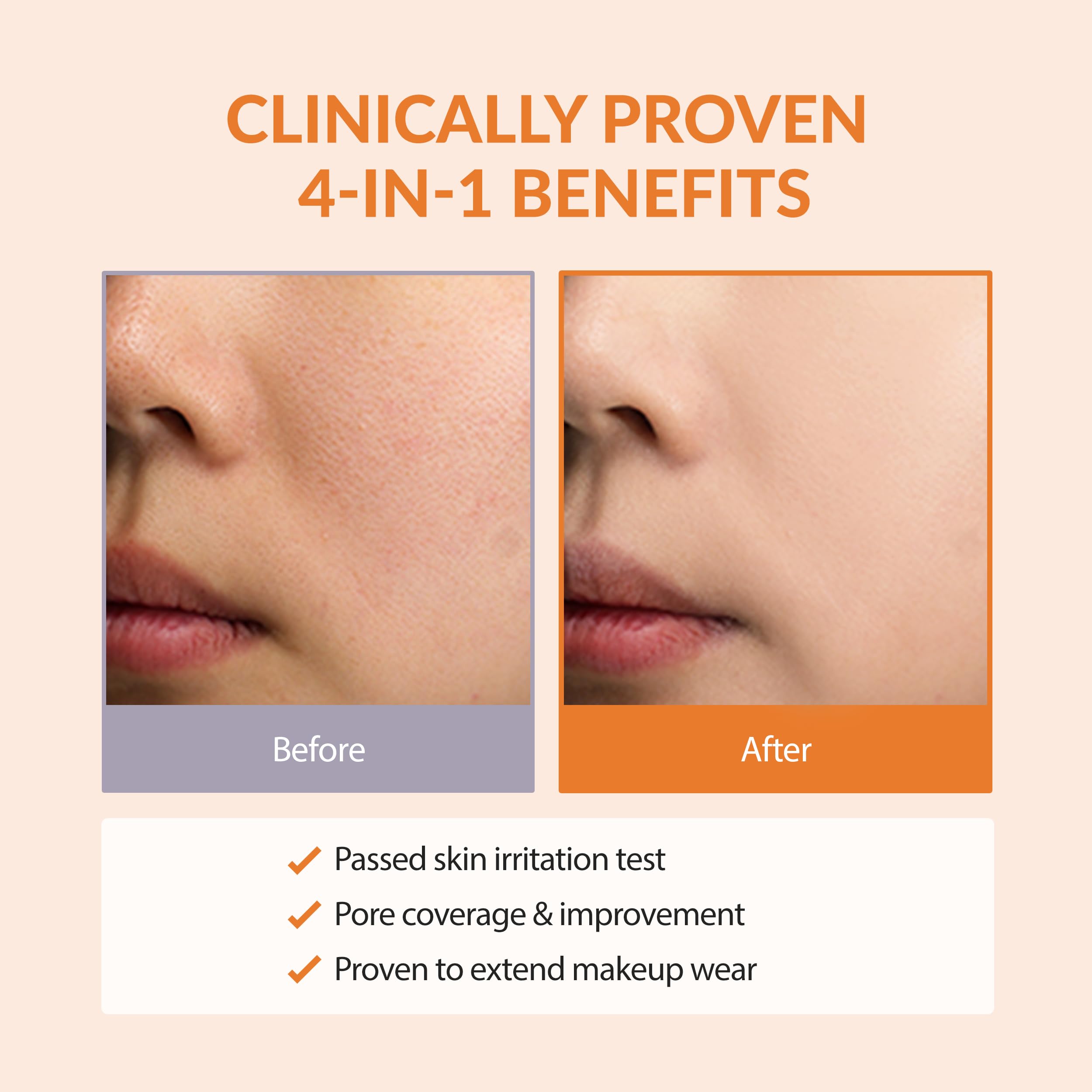 Orange Skin Delete Original Pore Primer Korean Makeup 30g 1.06 oz Halalzen