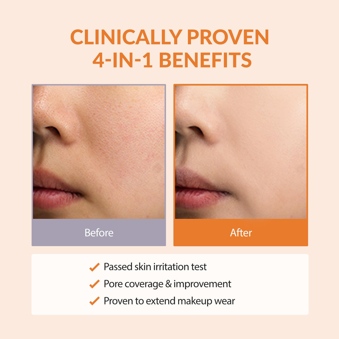 Orange Skin Delete Original Pore Primer Korean Makeup 30g 1.06 oz Halalzen