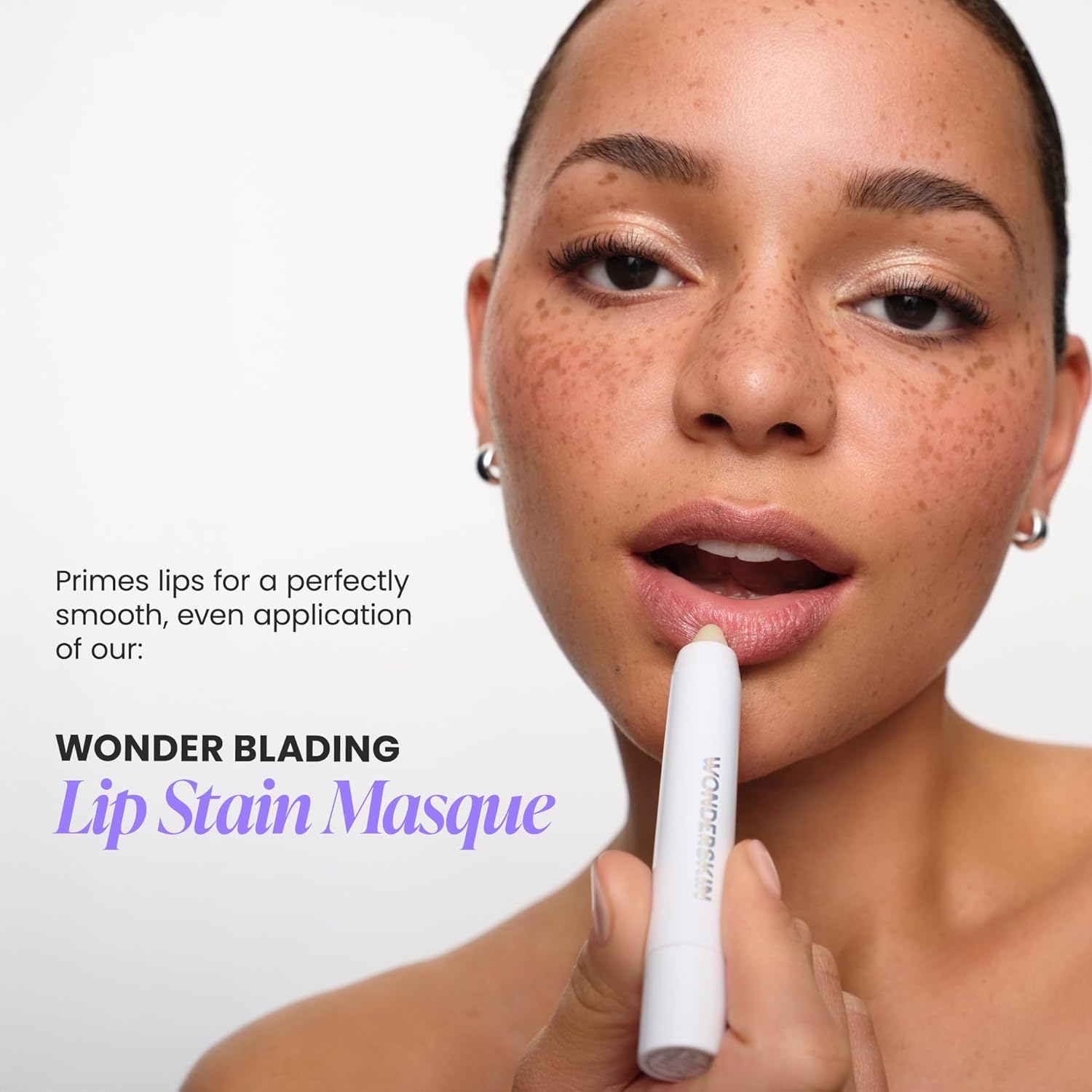 Wonderskin Lip Scrub - 3-in-1 Exfoliator & Moisturizer, Lip Exfoliator Scrub, Hydrating Balm for Soft, Nourished, Flake-Free Lips with One-Step Prep, 0.10oz Halalzen