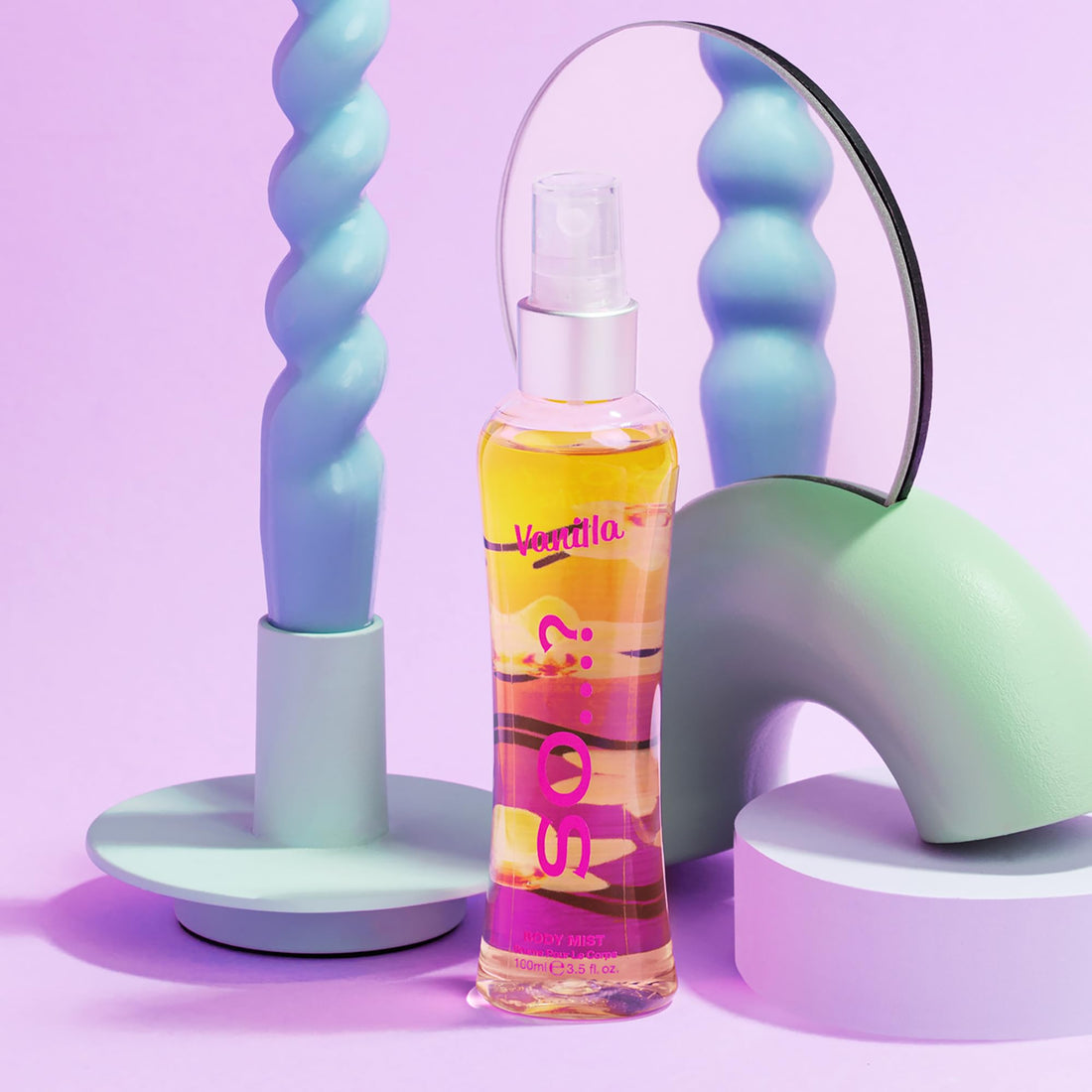 Body Mist By So…? Womens Vanilla Body Mist Fragrance Spray, Travel Size, 100 ml, 1 piece Halalzen