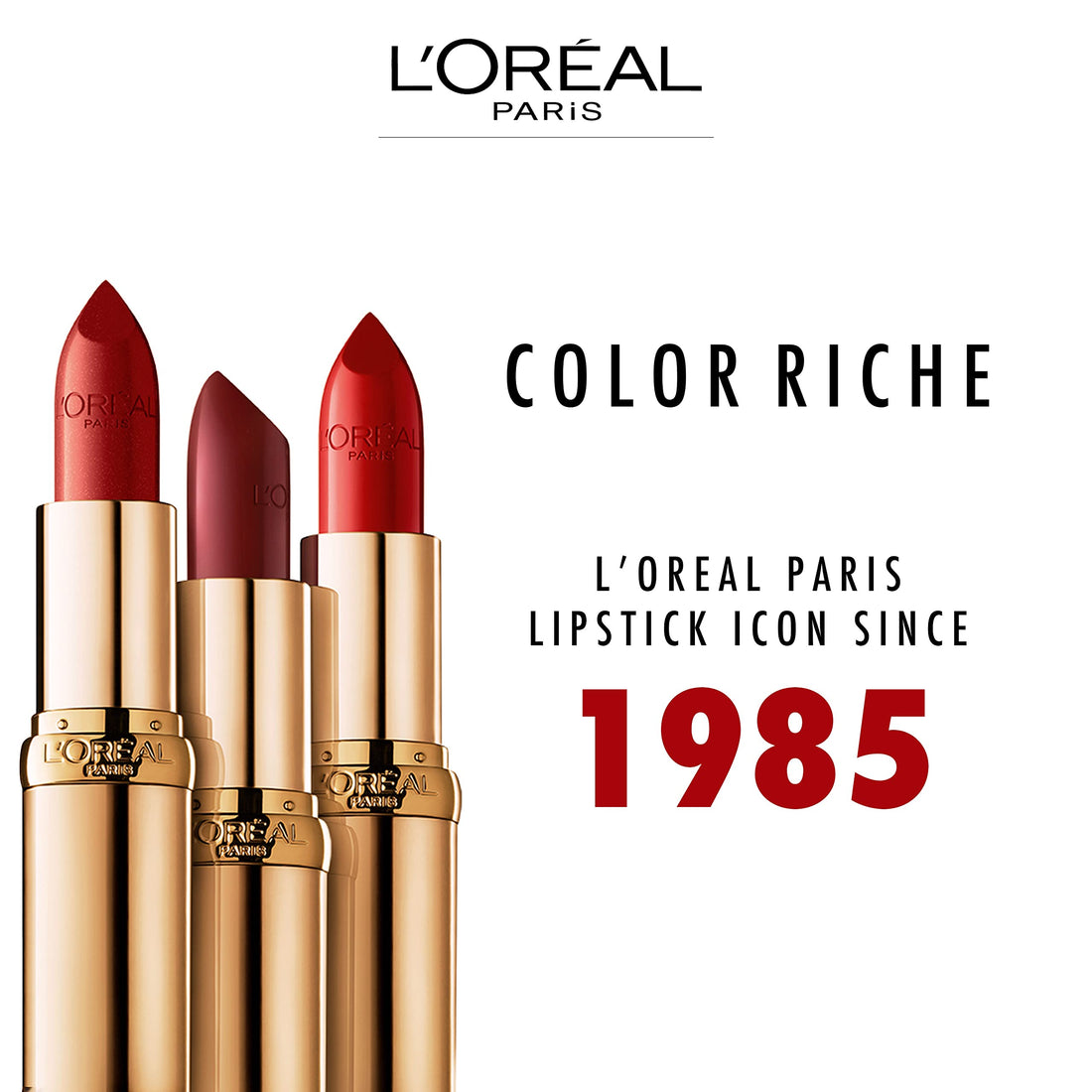 L'Oréal Paris Color Riche Satin Smooth Lipstick, Moisturising Pure Pigment Lip Colour, With Omega 3 & Vitamin E, 235 Nude Gold Halalzen