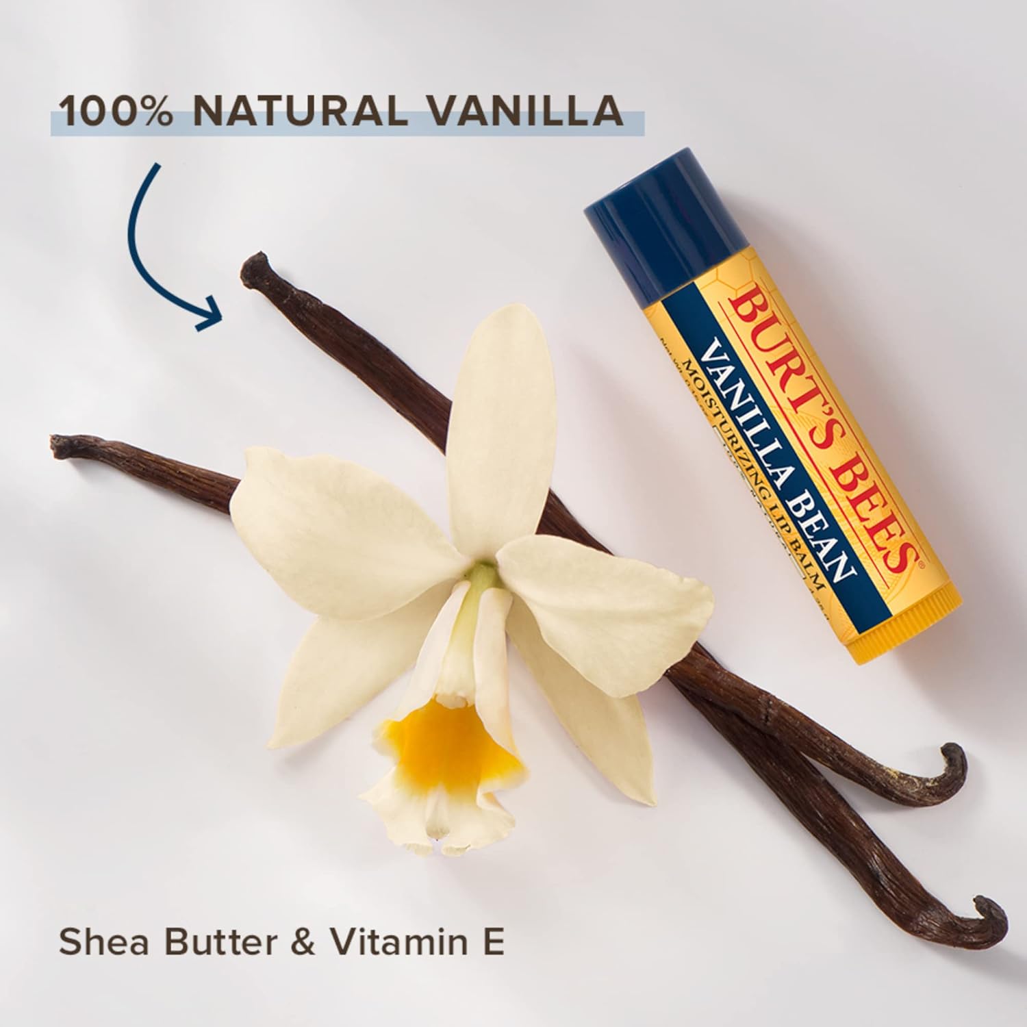 Burt's Bees Lip Balm Duo Pack, Includes Moisturising Beeswax with Peppermint & Vitamin E and Vanilla Bean, 2x4.25g Halalzen