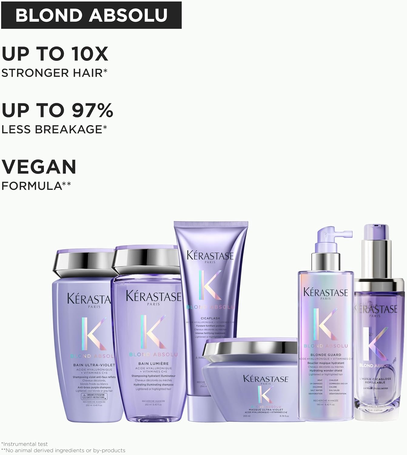 Kérastase Blond Absolu, Repairing, Nourishing Conditioner, For Lightened and Highlighted Hair, With Hyaluronic Acid & Edelweiss Flower, Cicaflash, 250ml Halalzen