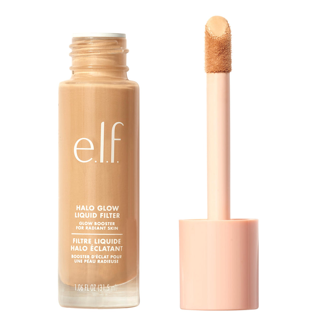 e.l.f. Halo Glow Liquid Filter, Complexion Booster For A Glowing, Soft-Focus Look, Infused With Hyaluronic Acid, Vegan & Cruelty-Free, 4 Medium Halalzen