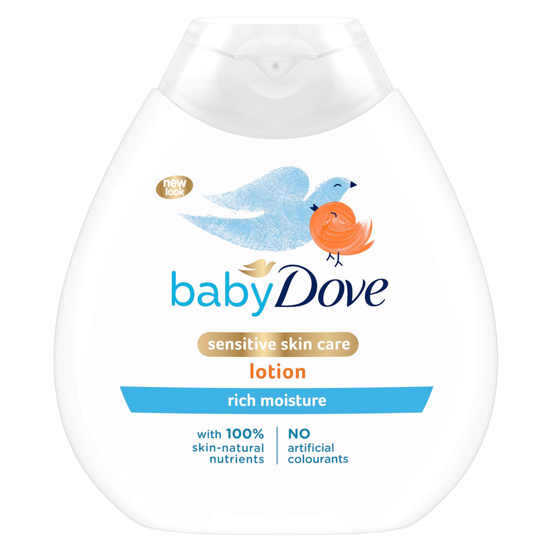 Baby Dove Rich Moisture Baby Lotion - Soothing & Nourishing for Newborns & Infants, Gentle Moisturiser for Dry, Sensitive Skin, Daily Skincare with Delicate Scent, All-Day Hydration - 200ml, Pack of 3 Halalzen