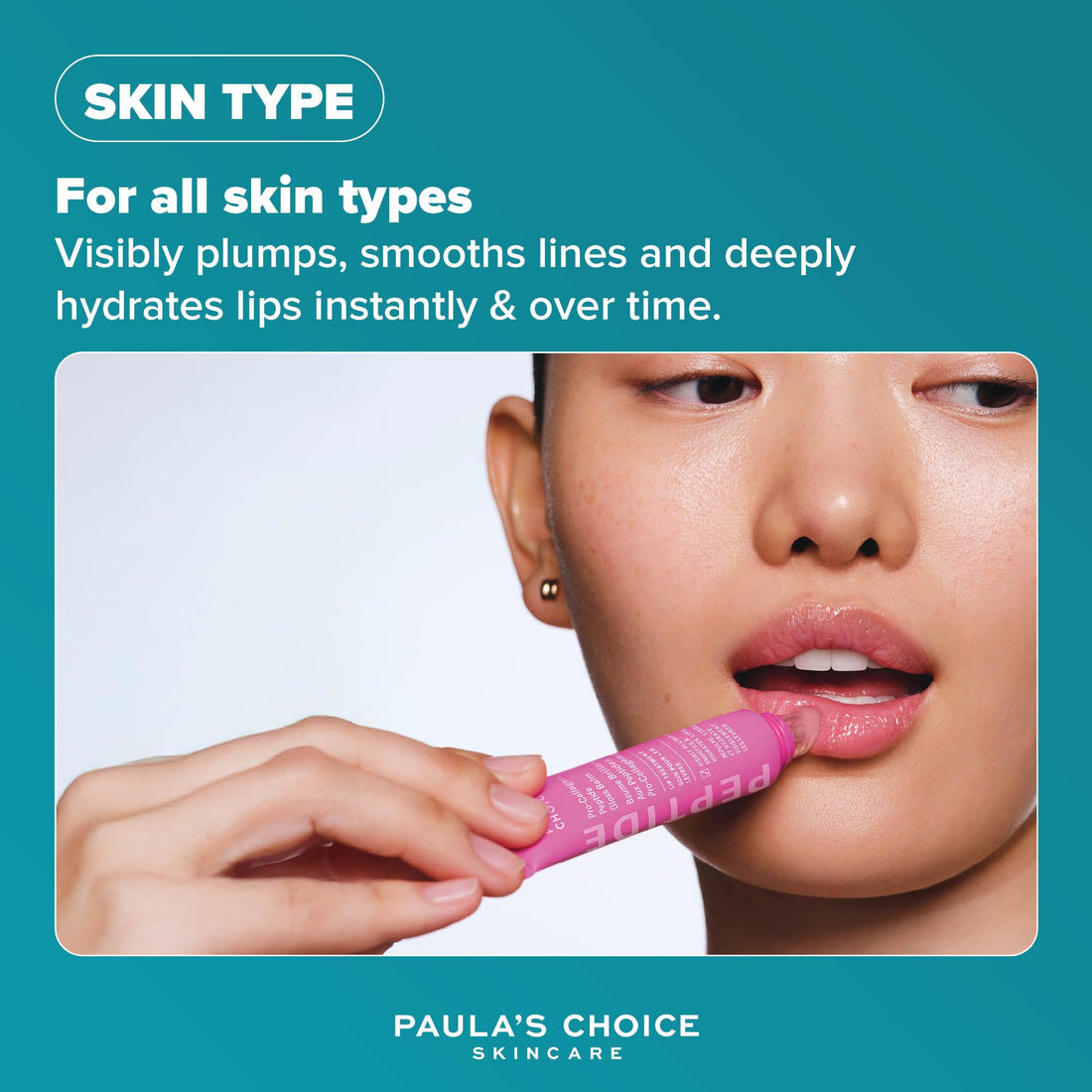 Paula's Choice Pro-Collagen Peptide Gloss Balm - Deeply Hydrates - Anti-Ageing - Plumps & Smooths Lips - Non-sticky with Glossy Finish - Lip Treatment with Shea Butter - All Skin Types - 15 ml Halalzen