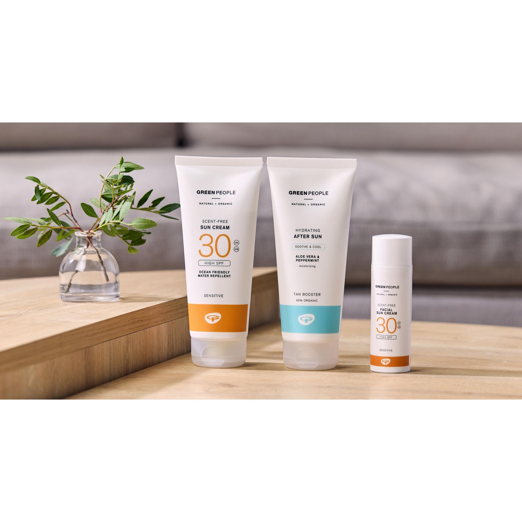 Green People Scent Free Sun Cream SPF30 - Natural Sunscreen for Face & Body - Suitable for Sensitive Skin - Non Comedogenic, Reef Safe, 200ml