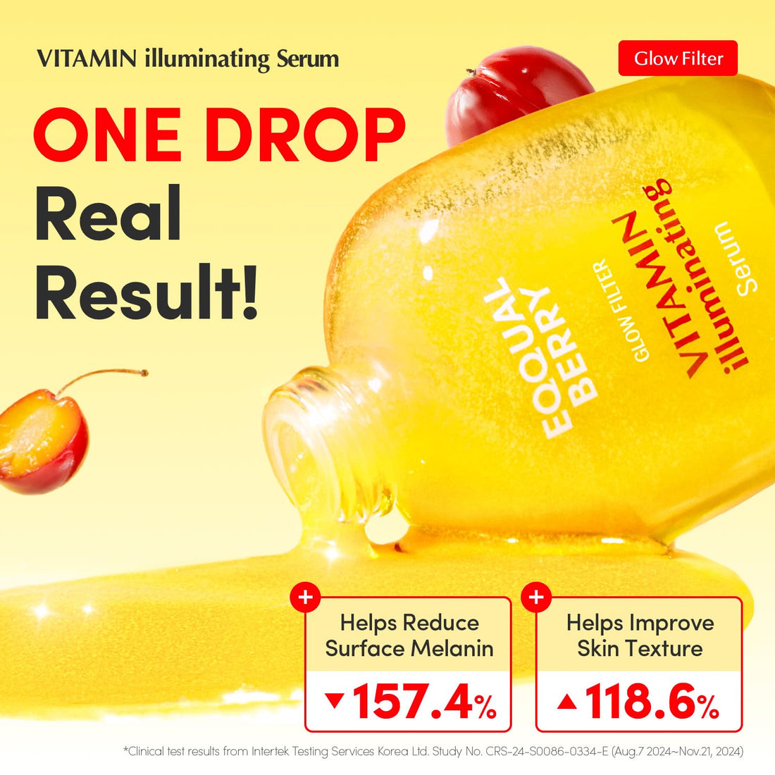 EQQUALBERRY Vitamin Illuminating Serum | Niacinamide 4% + Brightening Vitamin C Face Serum with Hyaluronic Acid & Vitamin E | Dark Spot, Uneven Tone Care | Korean Skincare, 1.01 fl.oz Halalzen