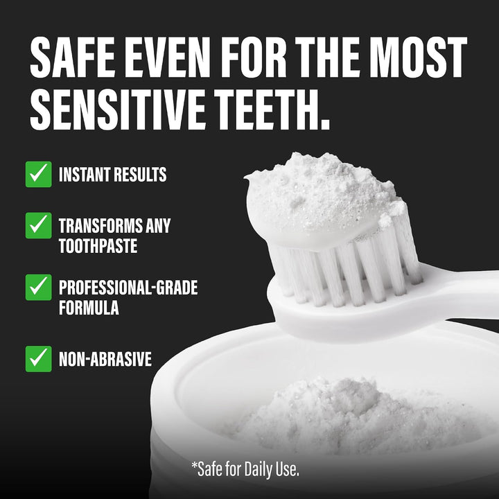 Spotlight Oral Care Teeth Whitening Powder - Made by Dentists | PAP+, Hydroxyapatite & Diamond Powder | Non-Abrasive & Enamel-Safe | Suitable for Sensitive Teeth & Dental Work | Instant Whitening