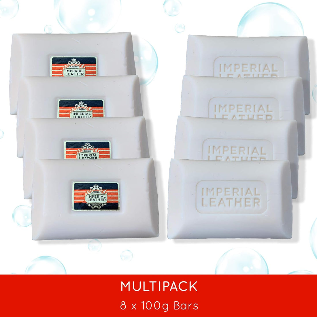 8 x Imperial Leather Original Soap Bars Multipack 8 x 100g Luxury Rich & Creamy Ivory Bars from PZ Cussons Halalzen