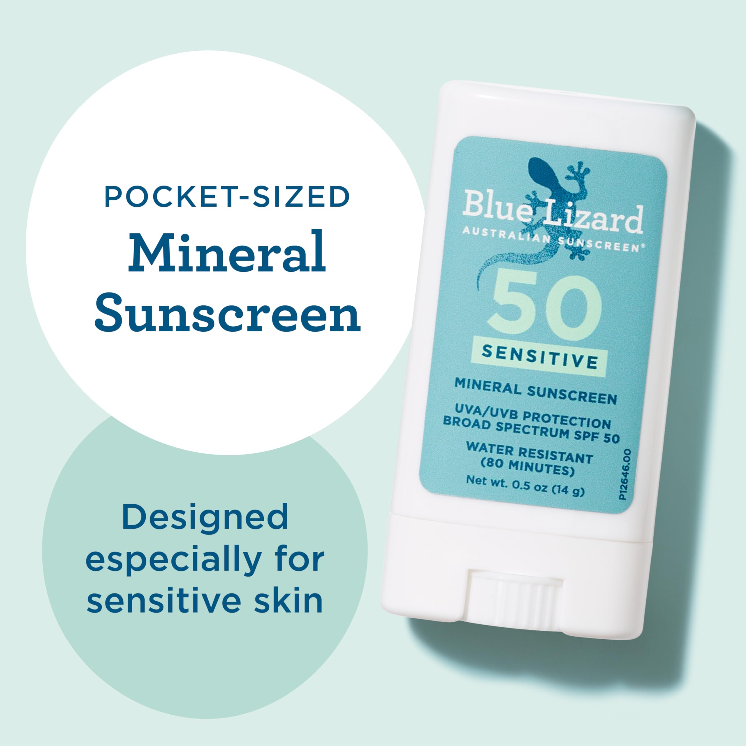 Blue Lizard Sensitive Mineral SPF 50 Sunscreen Lotion, 100% Mineral Sunscreen, UVA/UVB Protection, Infused with organic Aloe Vera, Soothes and Hydrates, 5 fl oz Halalzen